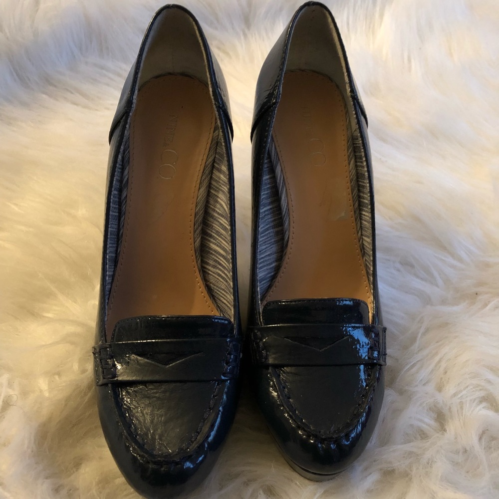 Patent leather navy size 7